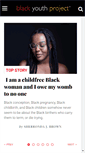 Mobile Screenshot of blackyouthproject.com