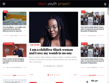 Tablet Screenshot of blackyouthproject.com